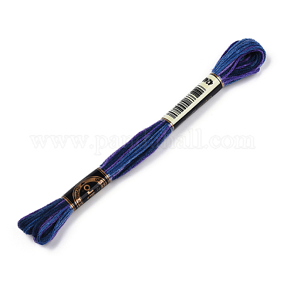 10 моток двухслойной полиэфирной нити для вышивания&nbsp;OCOR-K006-A72-1