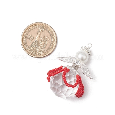 2 шт. подвески из стеклянных бусин 2 стилей PALLOY-MZ00710-03-1