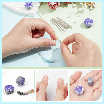 2 рулон ниток для бисероплетения из полиэстера со специальным покрытием OCOR-NB0002-06C-1