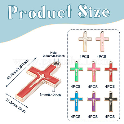 32шт 8-х цветные пластиковые подвески ccb KY-TA0001-24-1