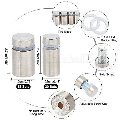 Комплект из 201 винта из нержавеющей стали FIND-CA0004-10-1