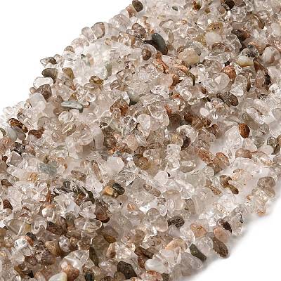 Природного кварца lodolite нитей бисера G-H315-A02-01-1