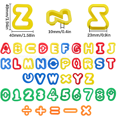 Набор прессованных форм из пластиковой глины DIY-WH0366-76-1