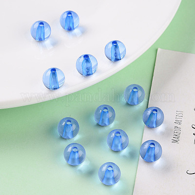 Прозрачные акриловые бусины MACR-S370-A10mm-759-1