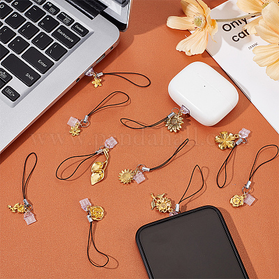 20 шт. 10-х стильных ремешка для мобильного телефона из сплава&nbsp;HJEW-OC00114-1