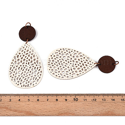 Подвески из кожи в форме капли FIND-N007-02B-01-1