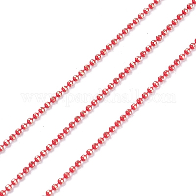 Латунные граненые шариковые цепи CHC-K011-35R-1