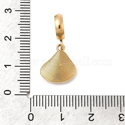 Подвески-шармы с морскими животными из нержавеющей стали 304 с кристаллами и стразами в европейском стиле STAS-D153-02B-G-1