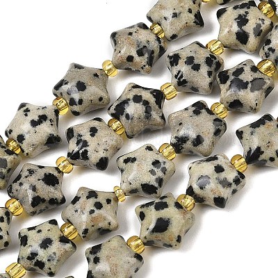 Природные яшмы далматин бисер нитей G-Z080-A08-10mm-1