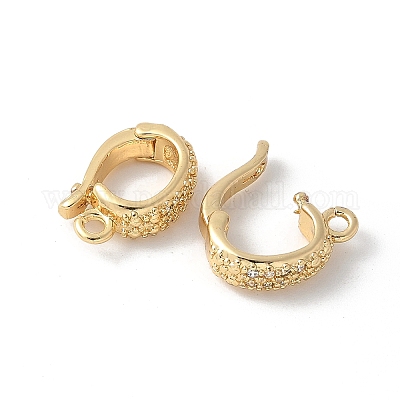 Латунные микропроволочные кубические циркониевые подвески KK-D324-15G-1