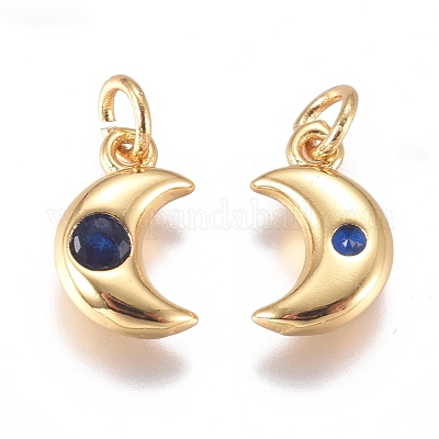 Латунные микро проложить кубического циркония подвески ZIRC-G168-56G-03-1