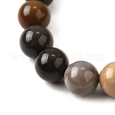 Естественного изображения яшмы бисер нитей G-S390-07-8mm-1