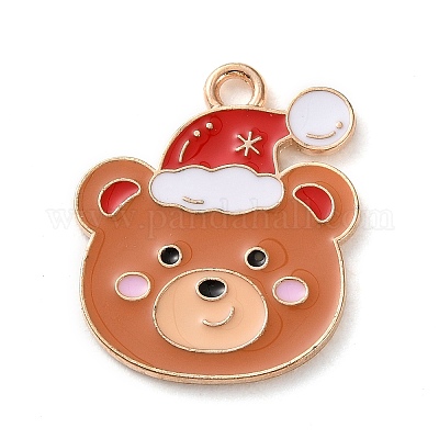 Подвески из эмали и сплава X-ENAM-B030-02G-15-1