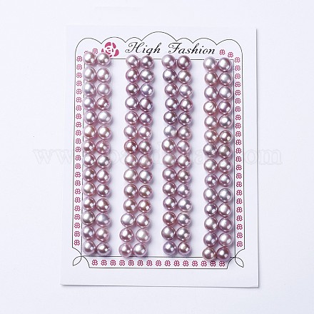 Culture des perles perles d'eau douce naturelles PEAR-I004E-03-1