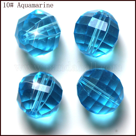Abalorios de cristal austriaco de imitación SWAR-F079-10mm-10-1