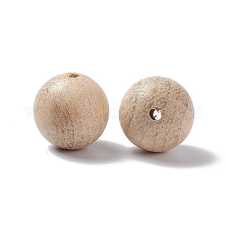 Perles rondes en bois WOOD-I008-07-1