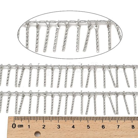 Cadenas de eslabones de latón chapado en rack CHC-A007-12P-1
