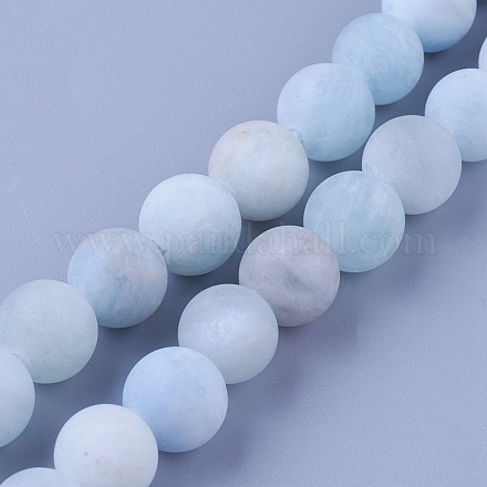 Natural Aquamarine Beads Strands G-G785-06D-1