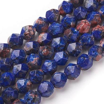 Natürliche Sesam Jaspis / Kiwi Jaspis Perlen Stränge G-F545-C12-1