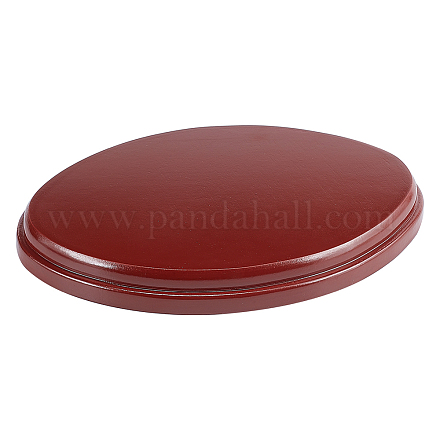 FINGERINSPIRE Oval Wood Base (Sienna ODIS-WH0027-041-1
