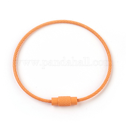 Steel Wire Bracelet Making MAK-F025-B11-1