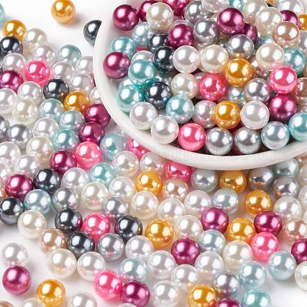 Perles acryliques de perles d'imitation OACR-S011-10mm-ZM-1