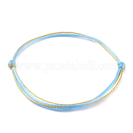 Adjustable Nylon Thread Multi-strand Bracelet Making AJEW-JB00916-04-1