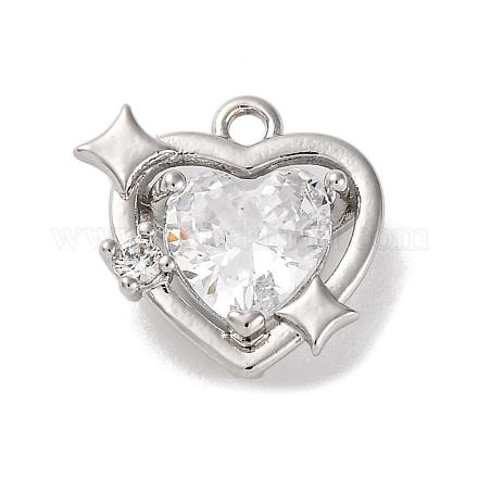 Латунные микро проложить кубического циркония подвески KK-U042-20P-1