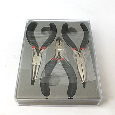A Set of Three Pliers with a Container P011Y-1