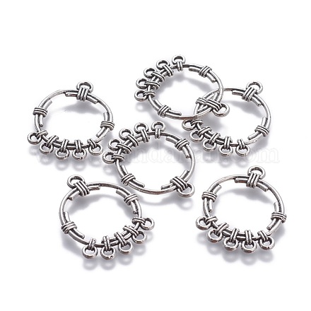 Tibetan Style Alloy Chandelier Components Links PALLOY-O095-01AS-1