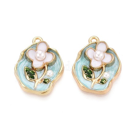 Подвески из эмали и сплава&nbsp;LS-ENAM-K076-11A-G-1