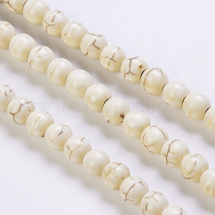 Chapelets de perles en turquoise synthétique G-E466-04-1