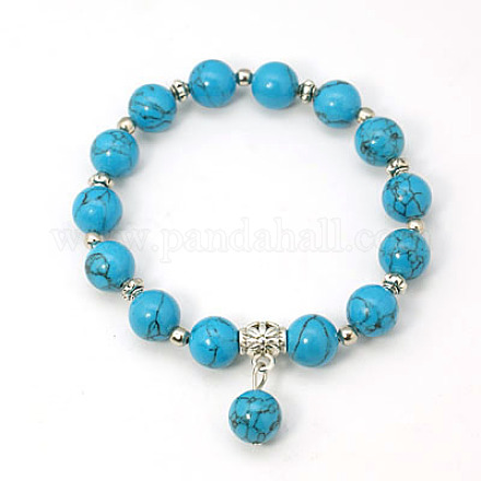 Bracelets de perles de pierre gemme de mode BJEW-JB00858-01-1