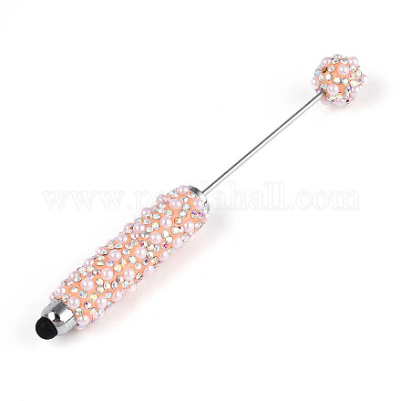 Стилус для сенсорного экрана с имитацией жемчуга и полимерной глиной AJEW-T013-06H-1