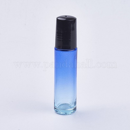 Botellas vacías de bolas de rodillo de aceite esencial de color degradado de vidrio de 10 ml X-MRMJ-WH0011-B01-10ml-1