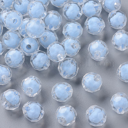 Perles en acrylique transparente TACR-S152-04A-SS2113-1