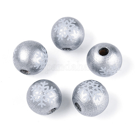 Рождественские бусины из дерева схима WOOD-T032-35A-1