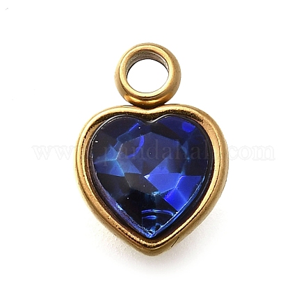 Нержавеющая сталь 304 с подвесками из стразов STAS-Q346-01G-02-1