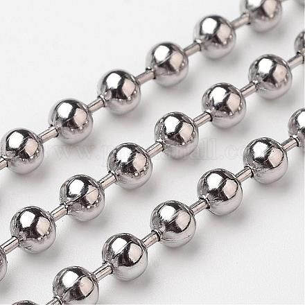304 Stainless Steel Ball Chains CHS-O001-B-04-1