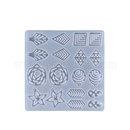 Stampi in silicone pendenti X-DIY-L021-72-1
