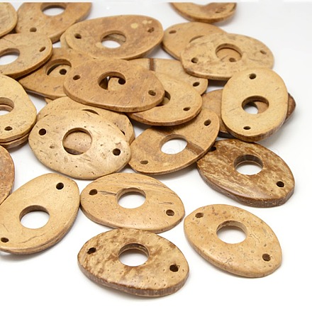Liens  de noix de coco accessoires de bijoux en bois COCO-O004-006-1