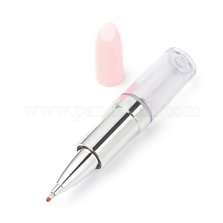 Stylos à bille à encre noire tube vide en forme de rouge à lèvres DIY-H123-A01-1