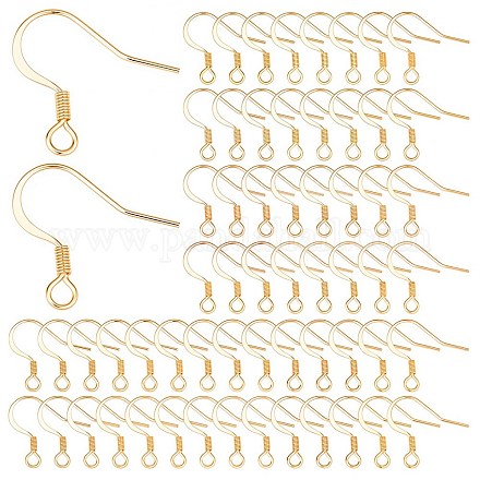 100 шт. французские крючки для сережек из нержавеющей стали 304 STAS-SC0004-65-1