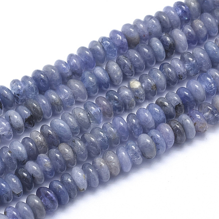 Perles tanzanite naturel brins G-K223-31-5mm-1