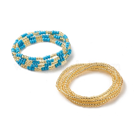2Pcs Summer Jewelry Waist Bead NJEW-C00024-05-1