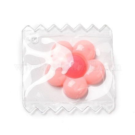 Graziosi ciondoli in plastica RESI-L038-09G-1