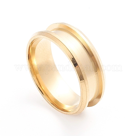 Ионное покрытие (ip) 201 рифленое кольцо для пальца из нержавеющей стали MAK-WH0007-16G-1