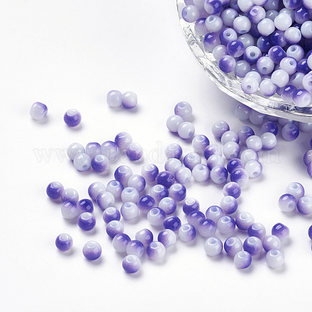 Perles en résine peintes par pulvérisation RESI-K005-01L-1