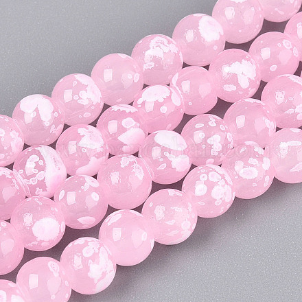 Выпечка краска бисер пряди DGLA-N015-6mm-02-1