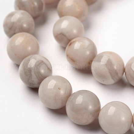 Round Natural Crazy Agate Beaded Strands G-L374-01-10mm-1